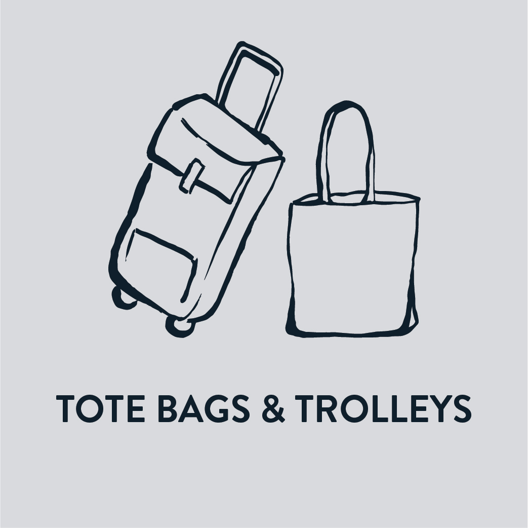 Tote Bags & Shopping Trolleys