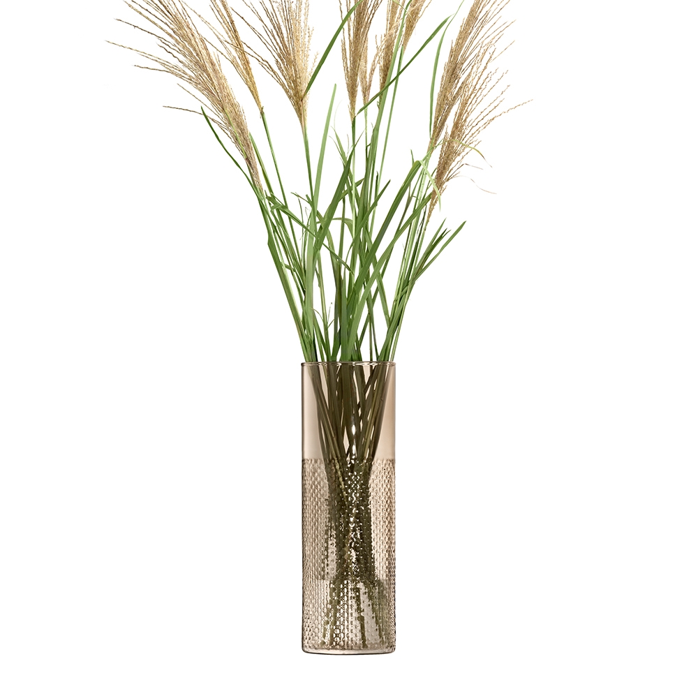 LSA7724 Wicker Vase 40cm Taupe CWM Homewares